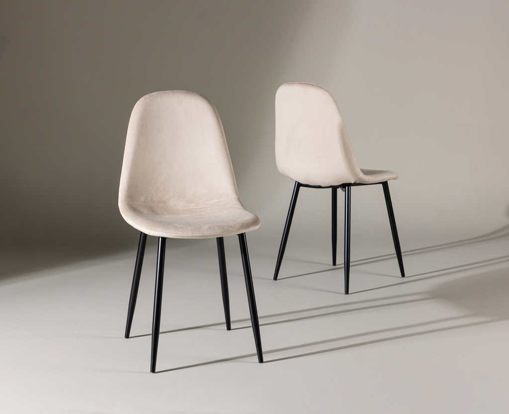 Polar Matstolar 2-pack Beige