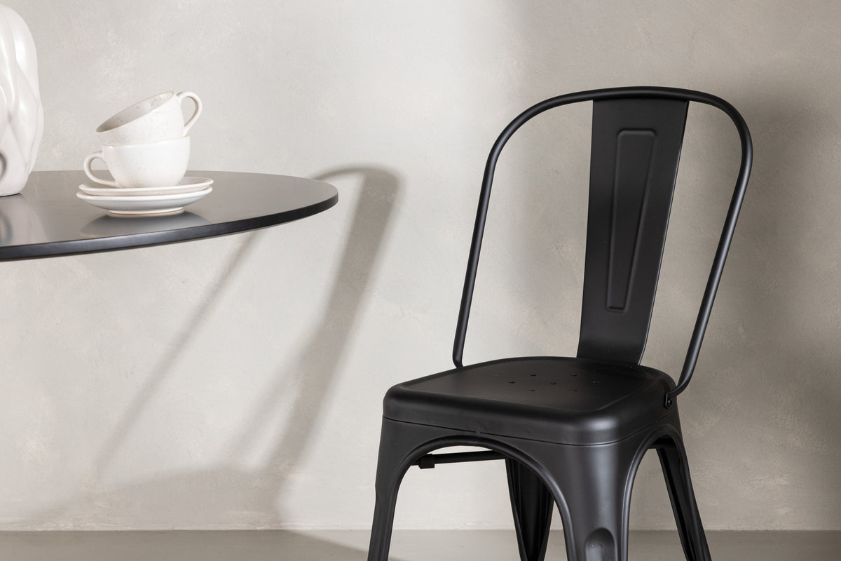 Tempe Matstolar 4-pack Svart