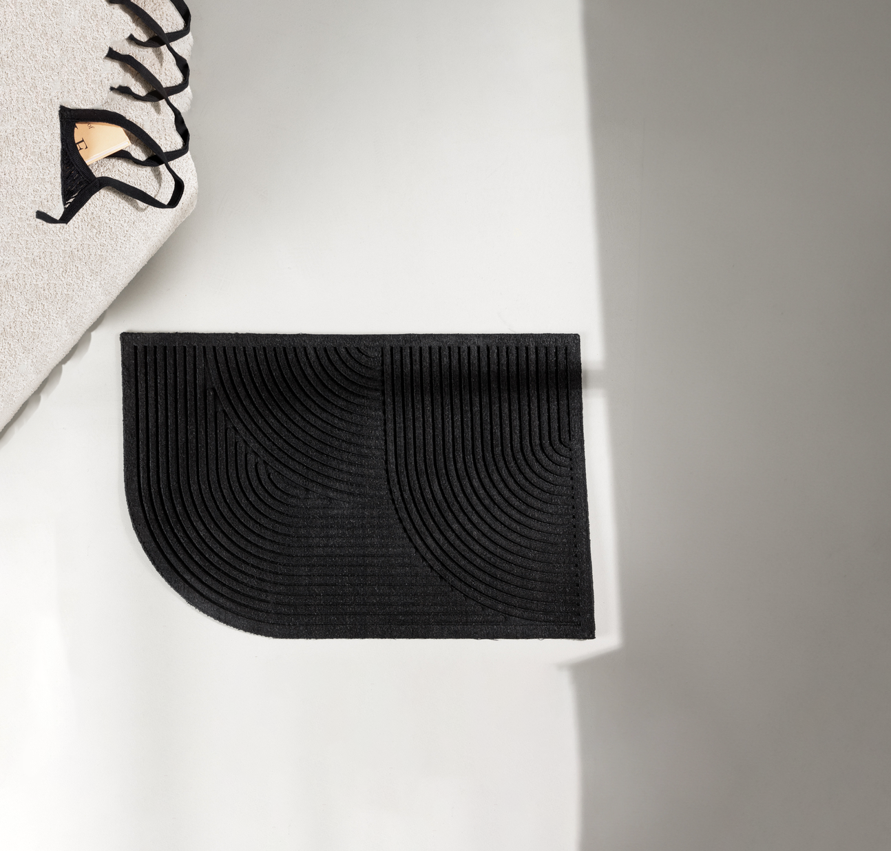 Valentino Rektangulära Mattor 90 x 60 Svart