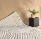 Niklas Rektangulära Mattor 290 × 200 Vit