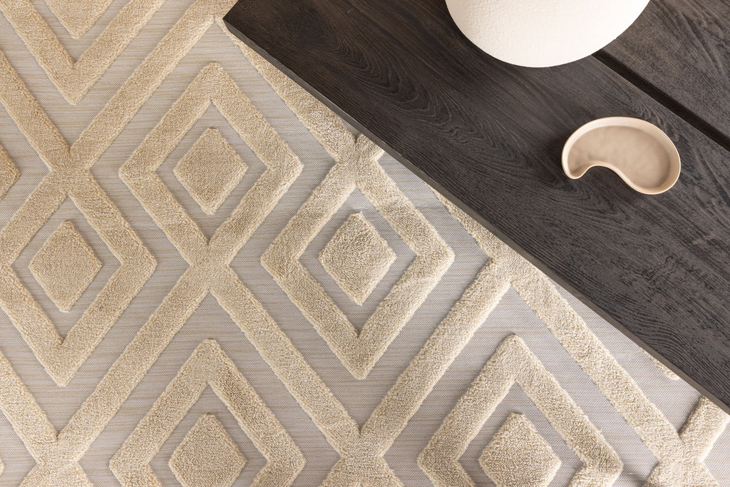 Pia Rektangulära Mattor 290 × 200 Beige