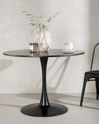 Glade Runt Matbord – Svart ⌀100