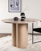 Olivia Runda Matbord ⌀110 Vitputsad