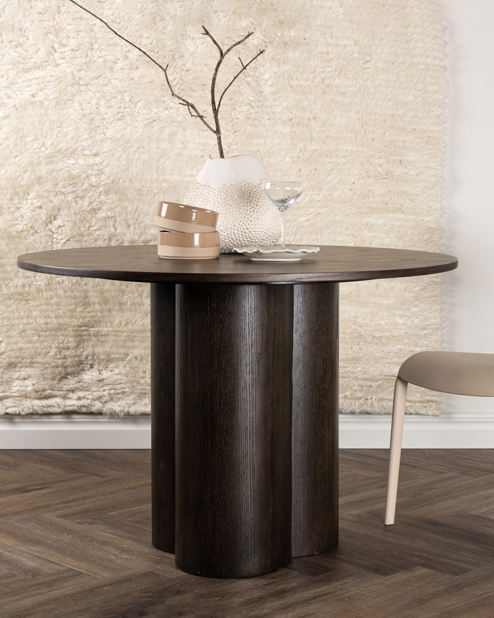 Olivia Runda Matbord ⌀110 Mocka