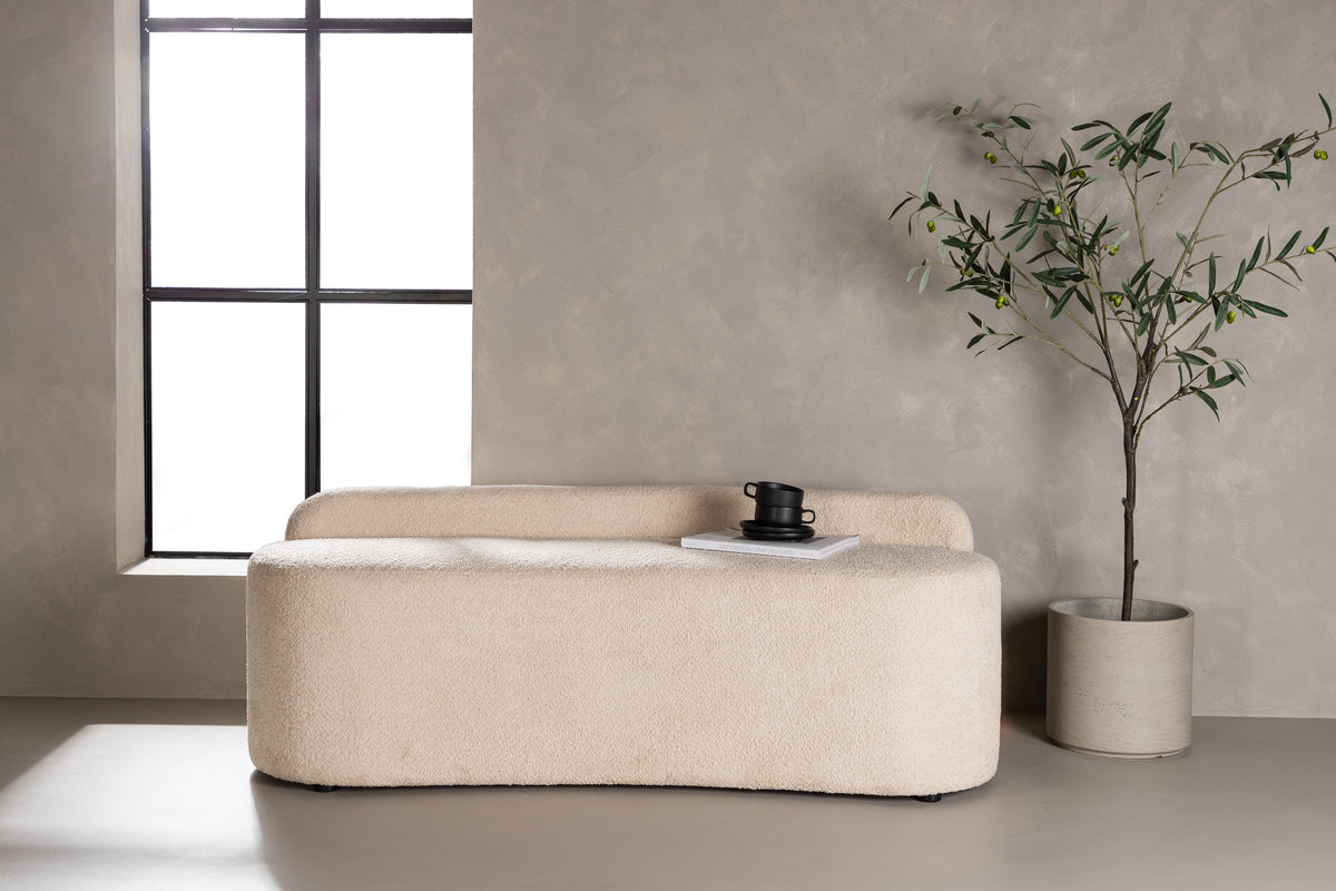 Pocatello 2-sits soffa Vit