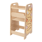 Lärtorn PLAY XL 5-i-1 med aktivitetspanel – mint och gul, 89 cm – Gelb – BusyKids