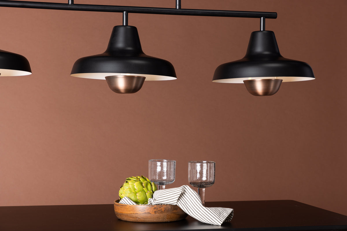 Stöten Taklampa Svart