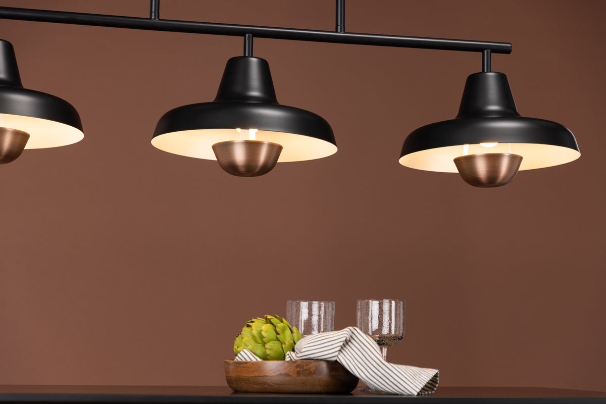 Stöten Taklampa Svart