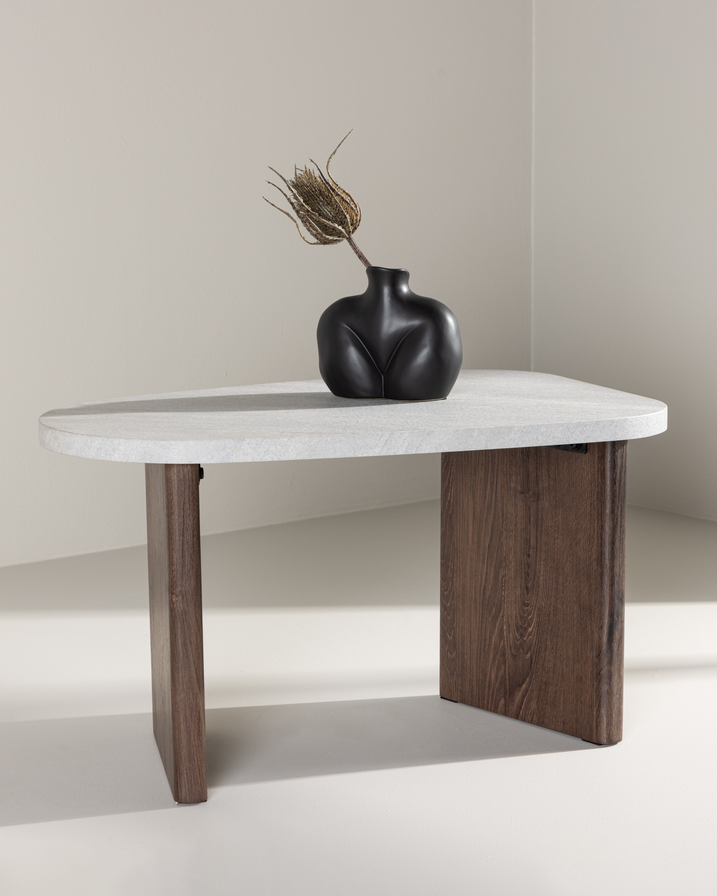 Grönvik Sidobord 70 x 45 Ljusgrå