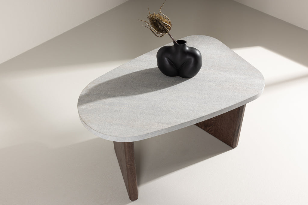 Grönvik Sidobord 70 x 45 Ljusgrå