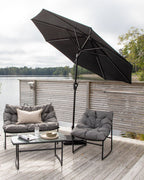 Sabal Parasoll med LED-belysning ⌀270