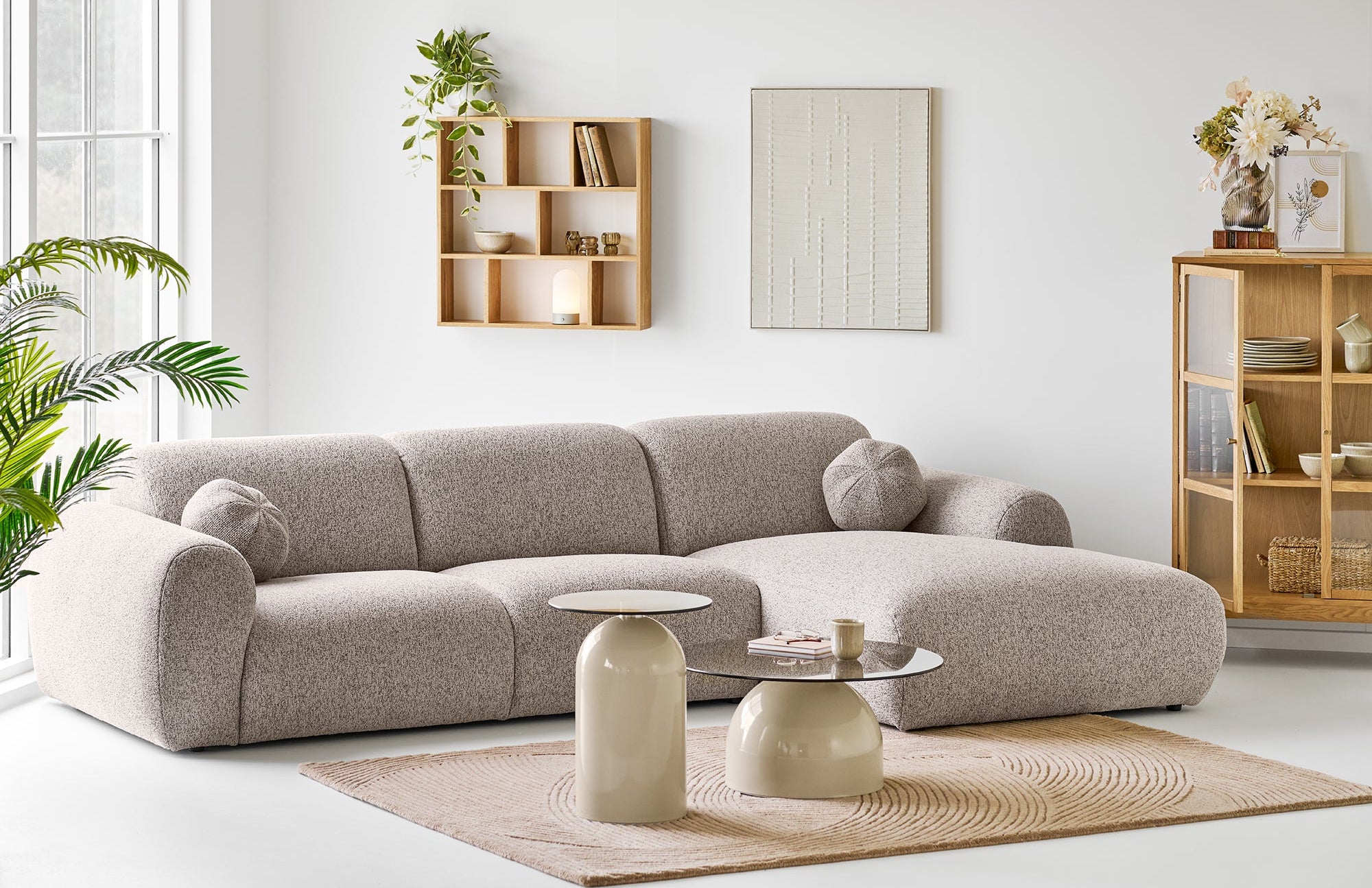 Ravello Soffbord – Glas & Metall