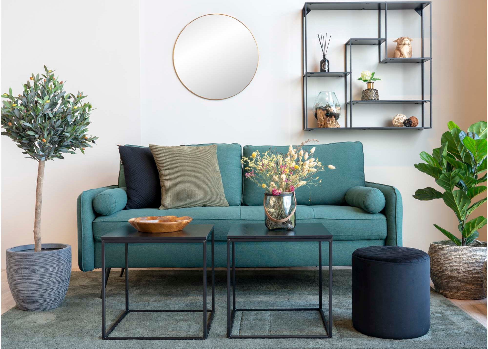 Vita Sidobord – Svart