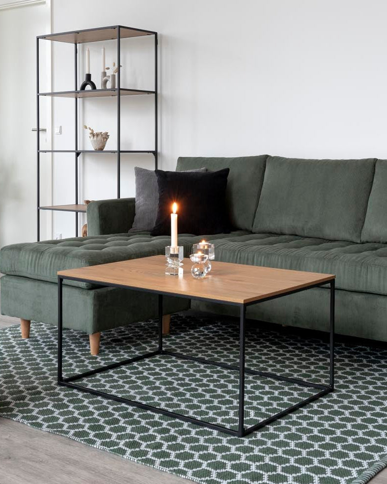 Vita Soffbord – Eklook / Svart