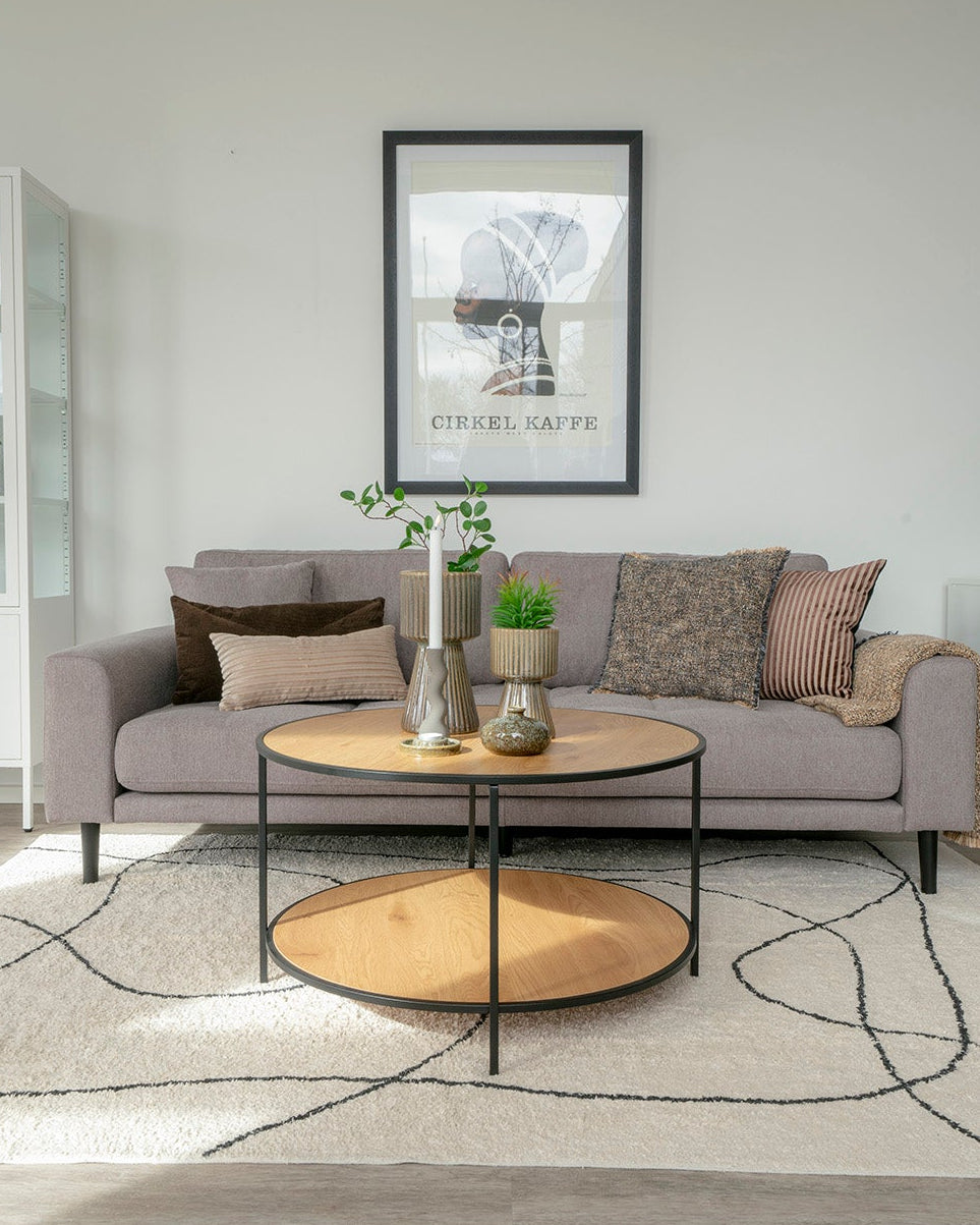 Vita Soffbord – Eklook / Svart