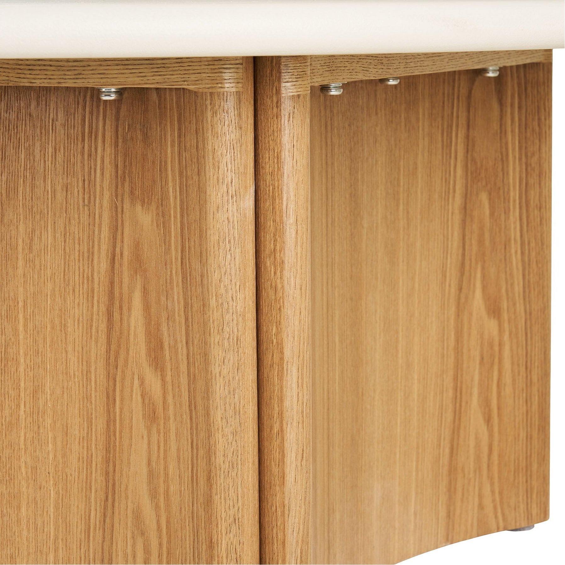 Motril Soffbord i Vit / Natur – Ø80x37 cm
