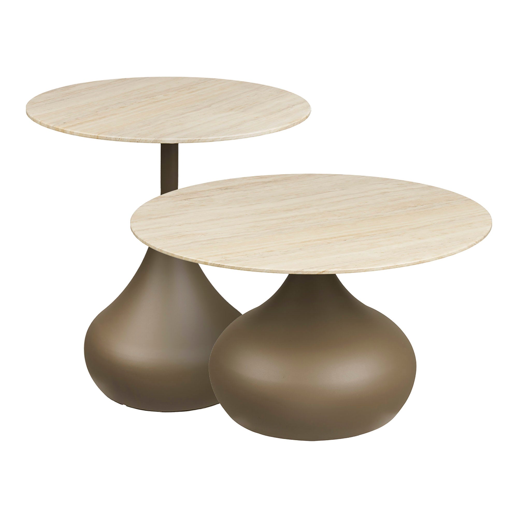 Pienza Soffbord set om 2 – Khaki