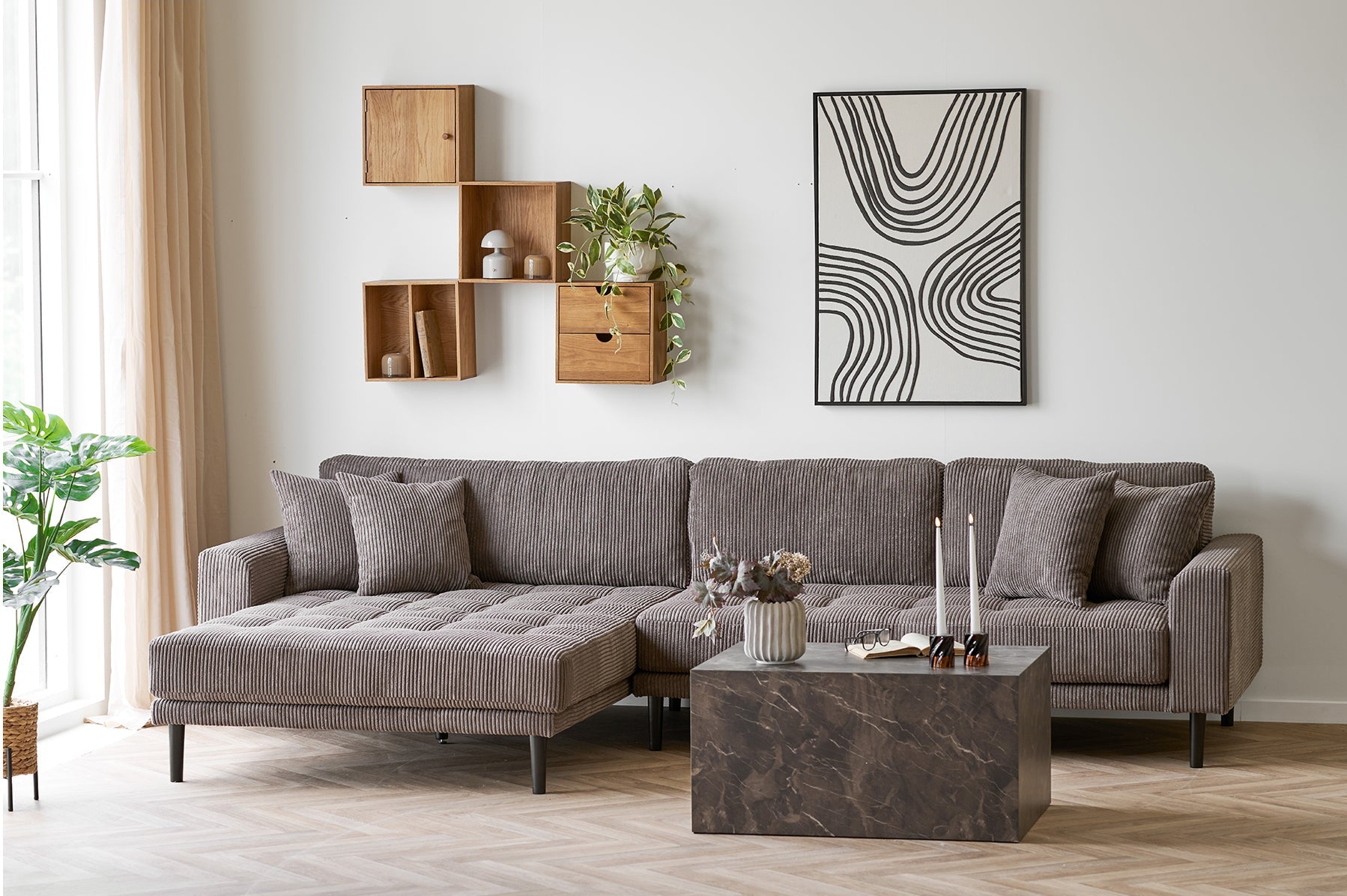 Prague Soffbord – Marmorlook