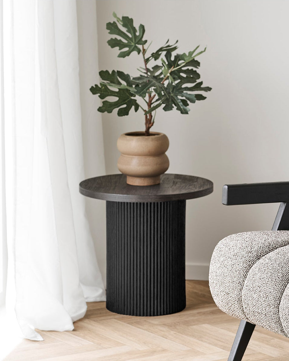 Boavista Sidobord – Mörkbrun