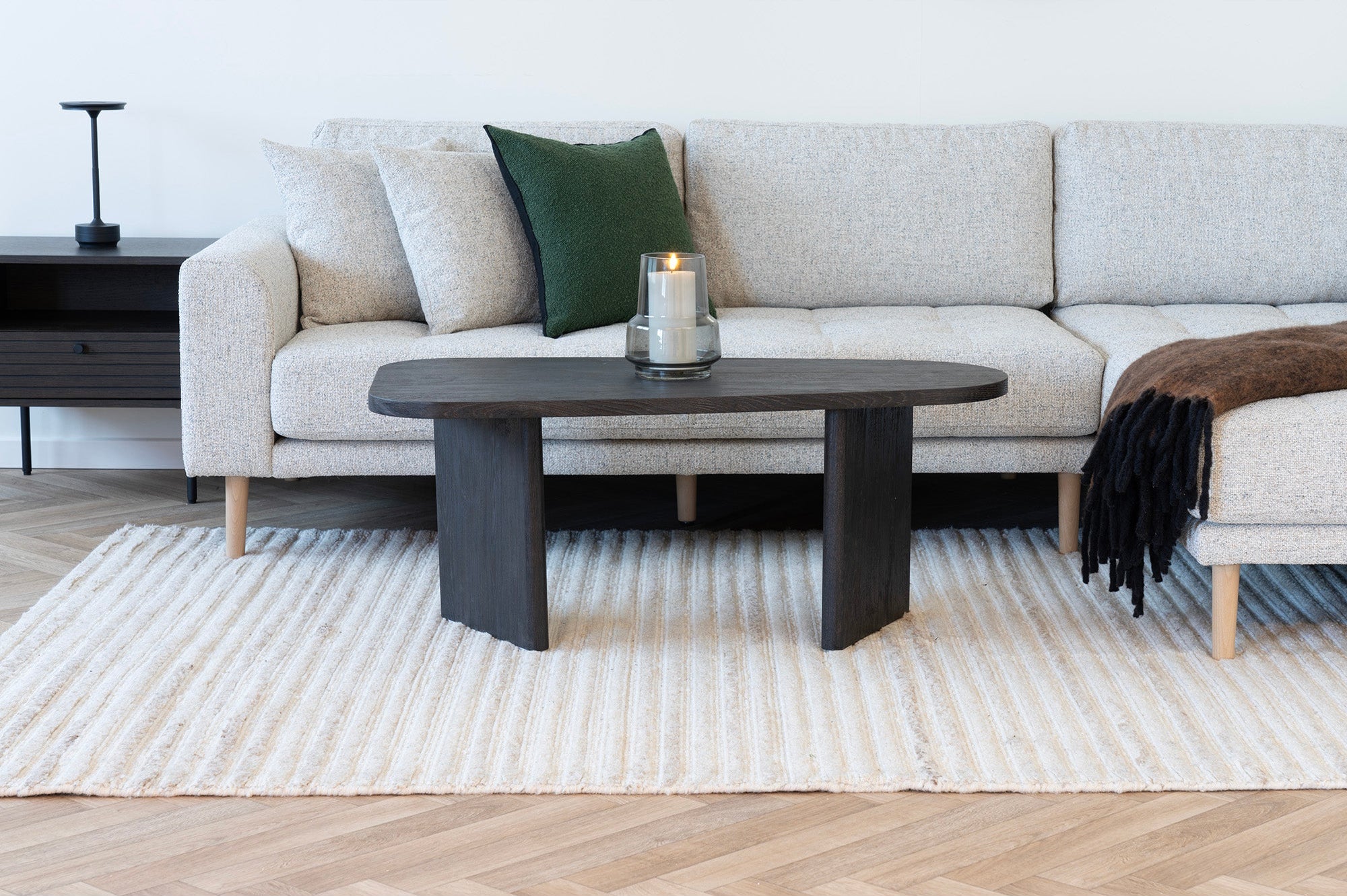 Melo Soffbord – Mörkbrun