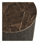 Rota Sidobord – Marmorlook Mörkbrun