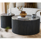 Rota Soffbord – Marmorlook Mörkbrun