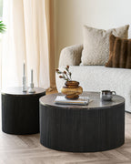 Rota Soffbord – Marmorlook Mörkbrun