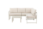 Salvador Hörngrupp Beige Aluminium
