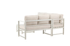 Salvador Hörngrupp Beige Aluminium