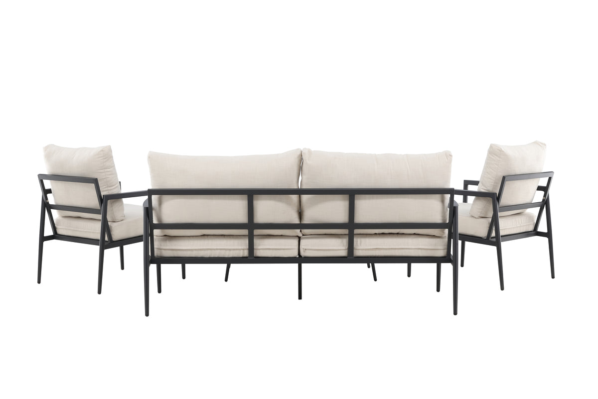 Taromina Lounge Set Svart
