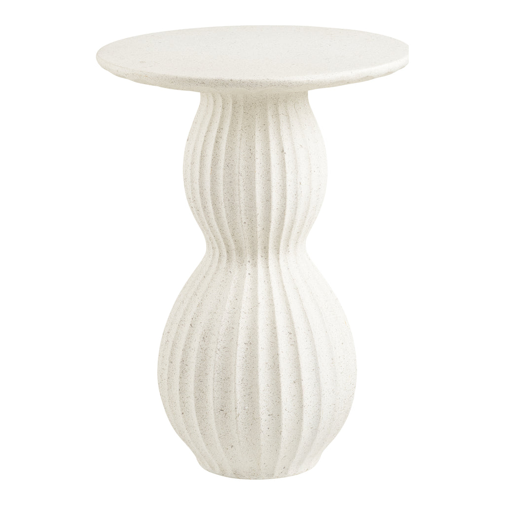 Newtown Sidobord – Vit Fiberclay
