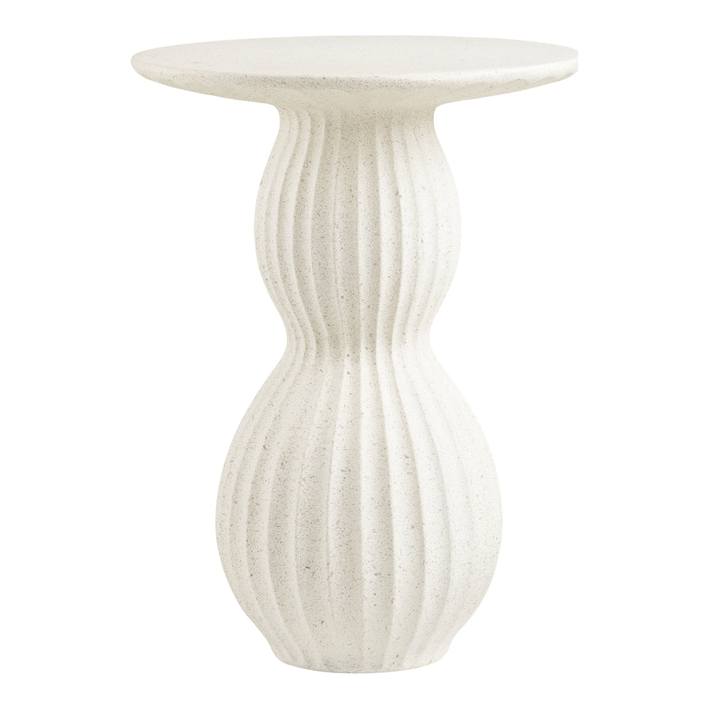 Newtown Sidobord – Vit Fiberclay