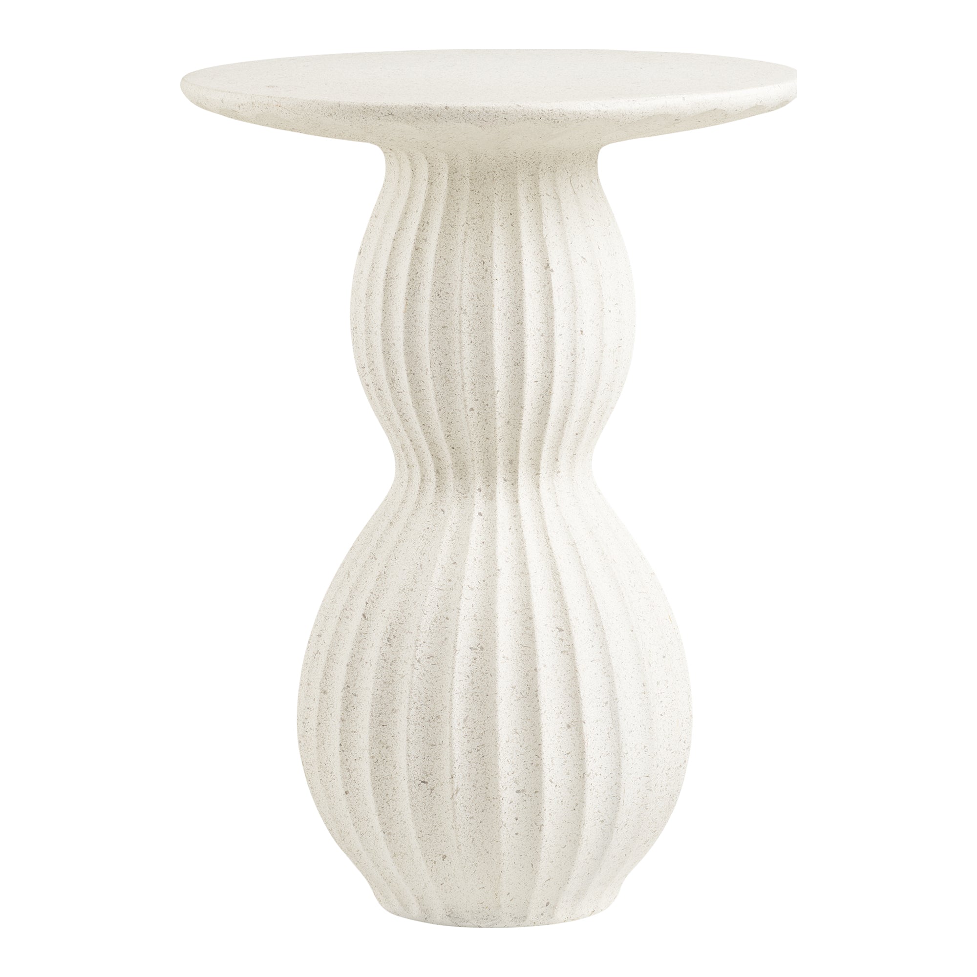 Newtown Sidobord – Vit Fiberclay