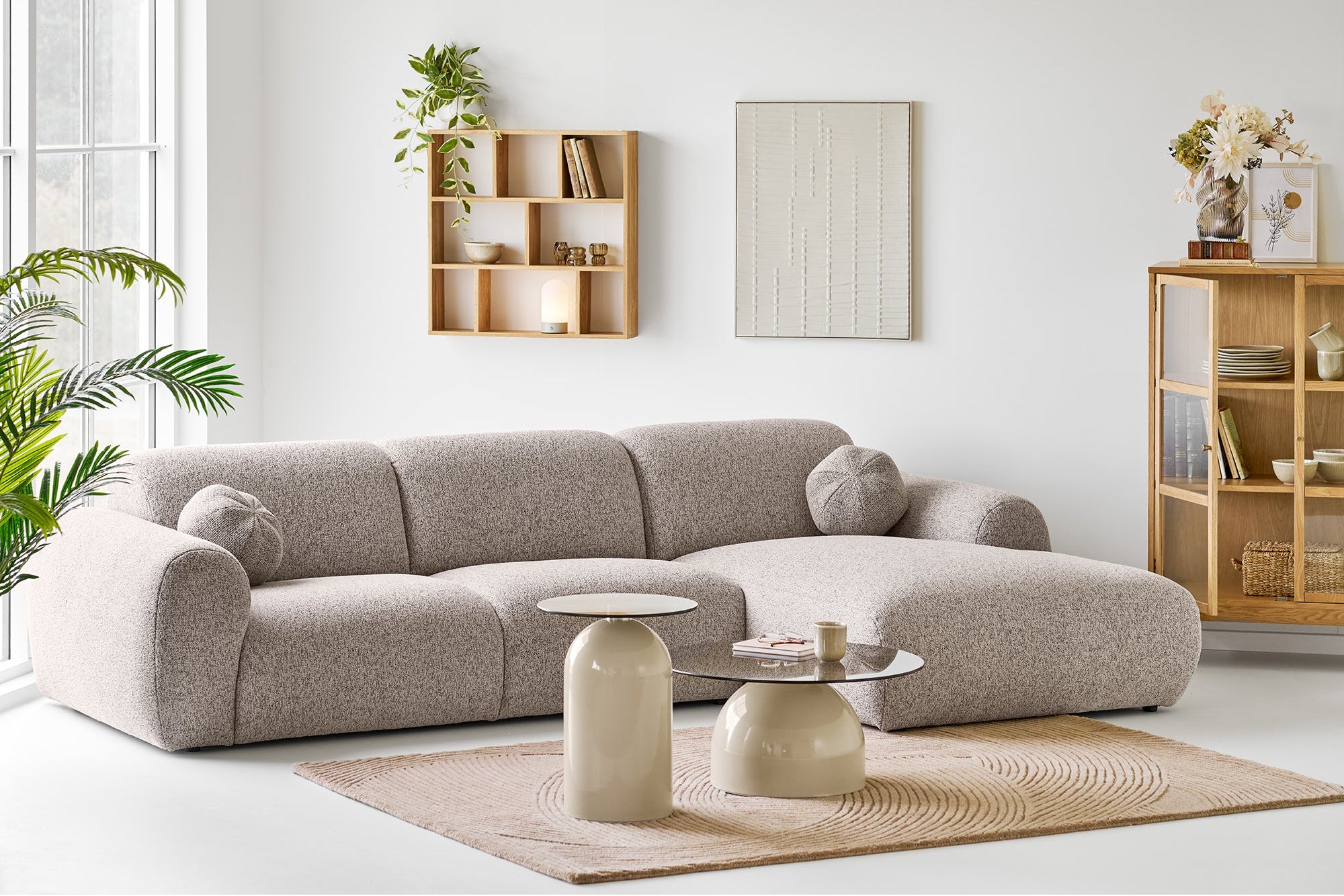 Ravello Sidobord – Glas & Metall