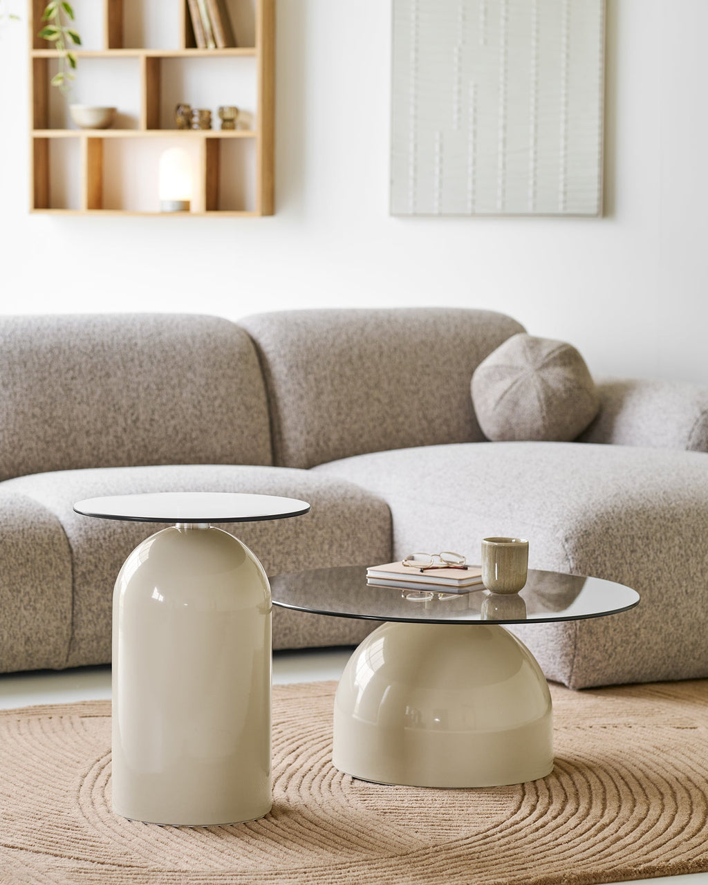 Ravello Sidobord – Glas & Metall