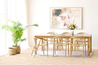 Bowen Matbord i Natur – 100 x 220–270–320 cm