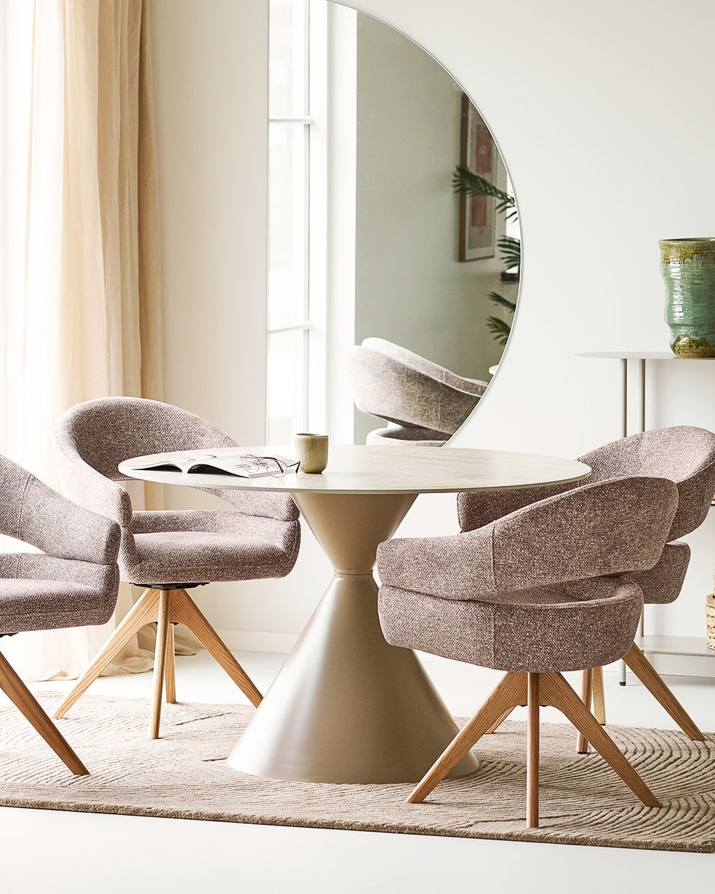 Annecy Matbord – Sand ø120