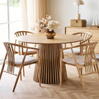 Osaka Matbord – Natur Ek ø120