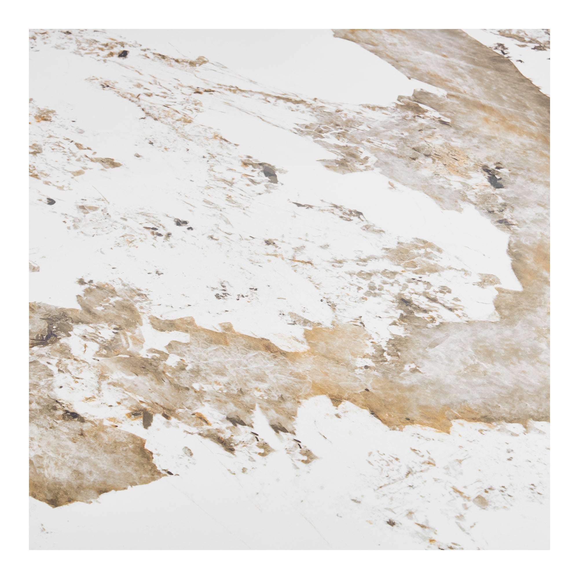 Athens Matbord – Vit/Brun ø140