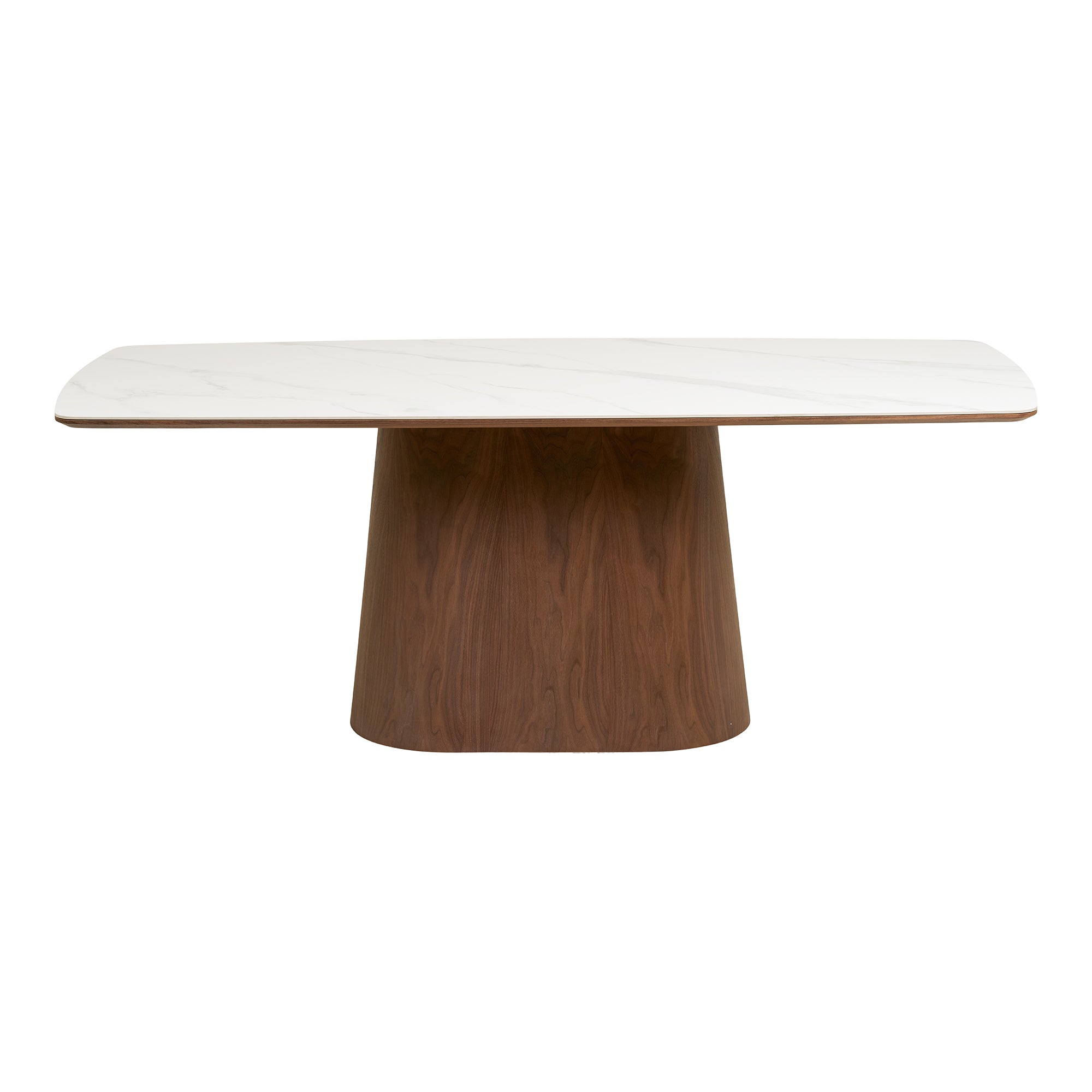 Noli Matbord – Vit / Mörkbrun