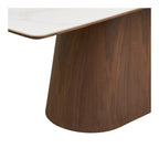 Noli Matbord – Vit / Mörkbrun