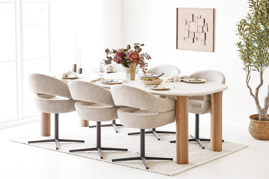 Fondi Matbord – Sand/Brun 240 x 100 cm