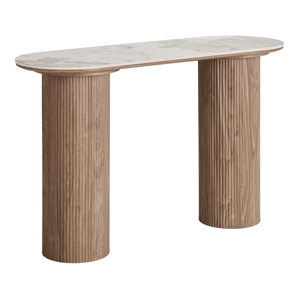 Athens Konsolbord – Vit / Brun