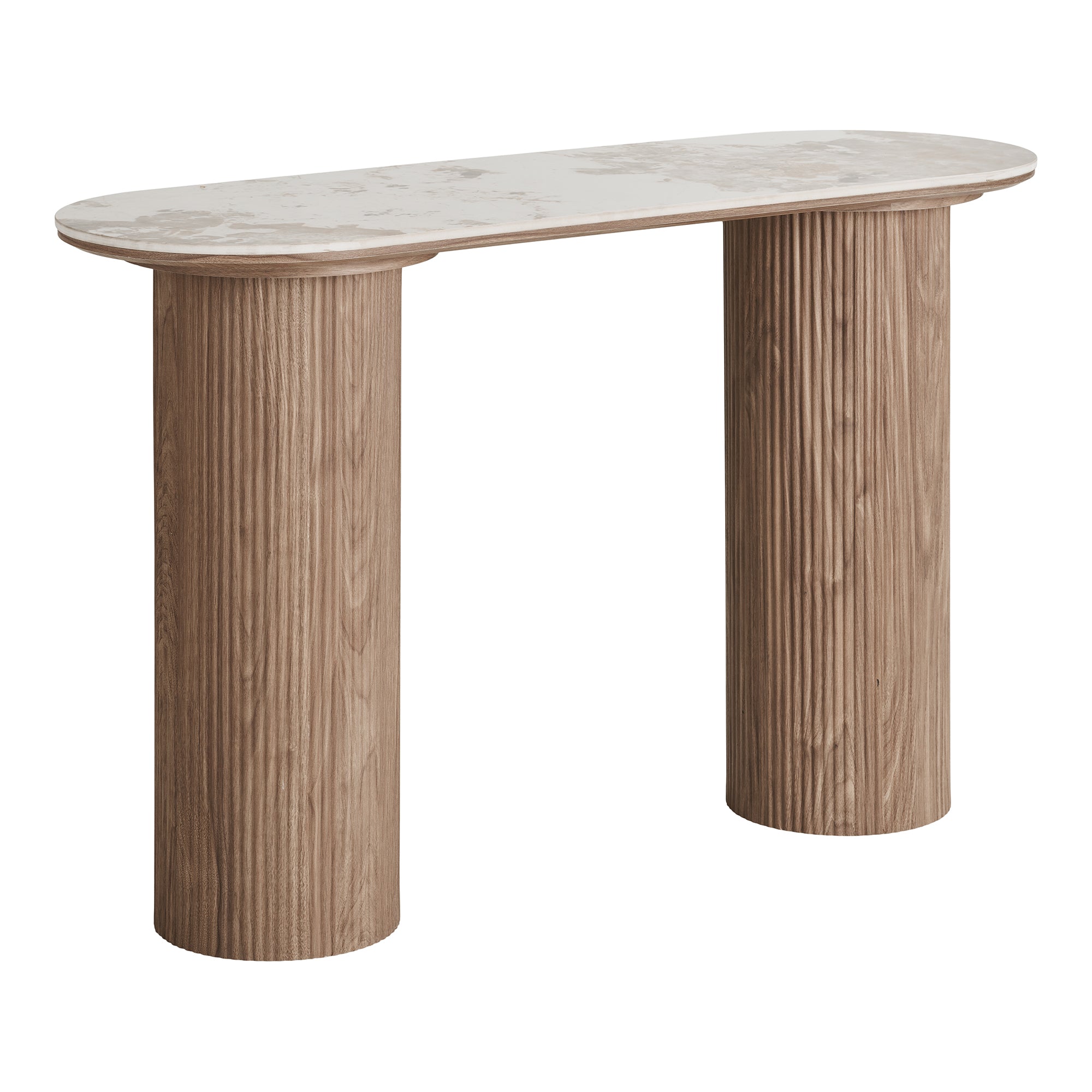 Athens Konsolbord – Vit / Brun