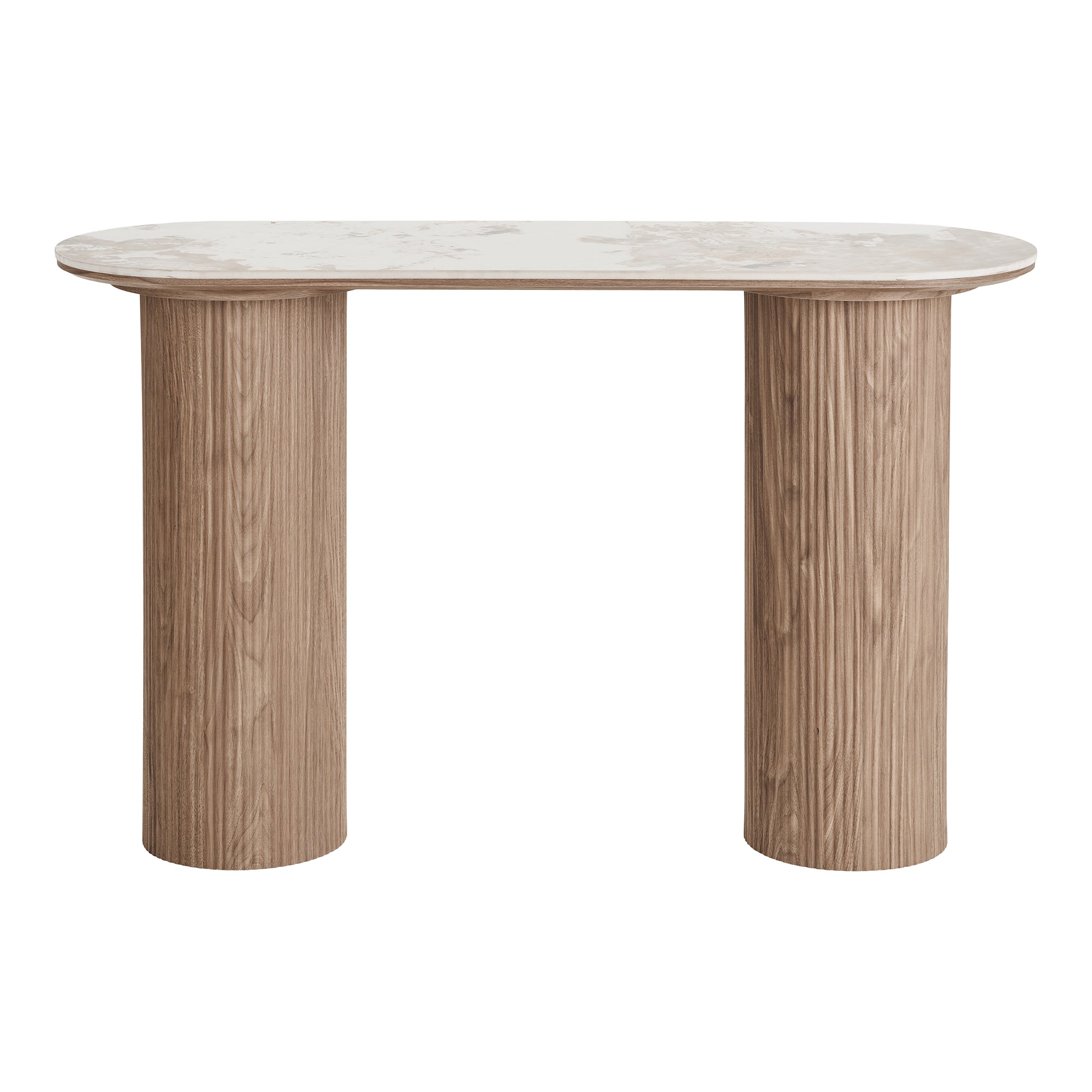 Athens Konsolbord – Vit / Brun