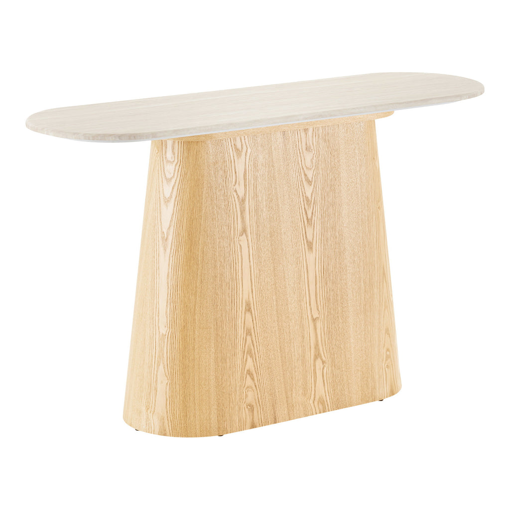 Larvik Konsolbord – Natur / Off-white Granit