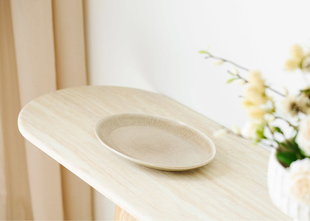 Larvik Konsolbord – Natur / Off-white Granit
