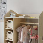 Offener Kinderkleiderschrank in Form eines Hauses BusyKids – BusyKids