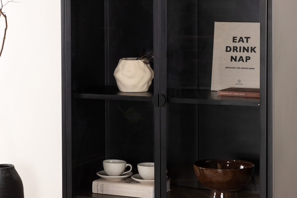 Piring Skåp 40 x 190 x 90 Svart