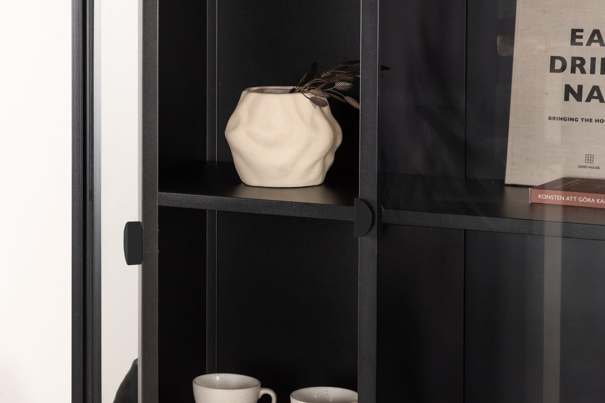 Piring Skåp 40 x 190 x 90 Svart